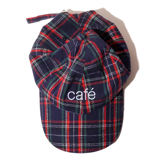 Tartan Six Panel - Navy