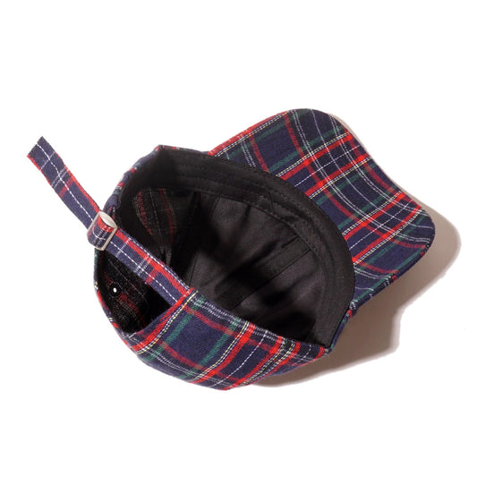 Tartan Six Panel - Navy