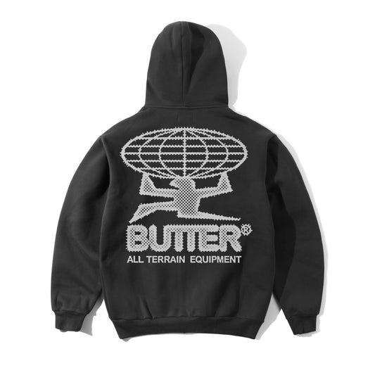 Terrain Pullover Hood - Washed Black