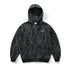 Thorn Camo Waffle Zip-Thru Hood - Black