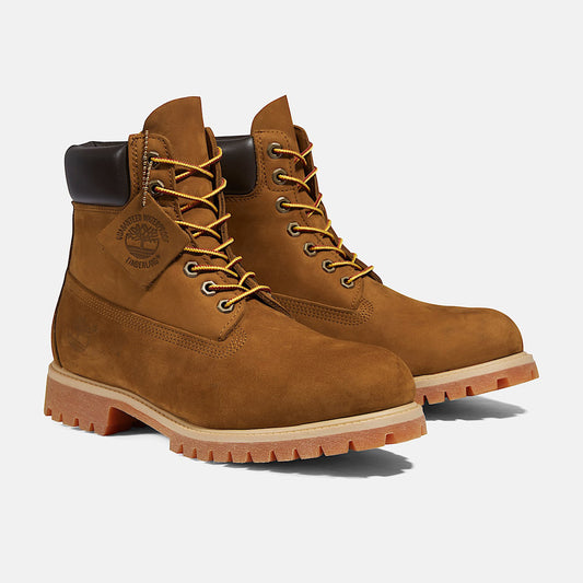 Premium 6” Lace Up Waterproof Boot - Dark Wheat