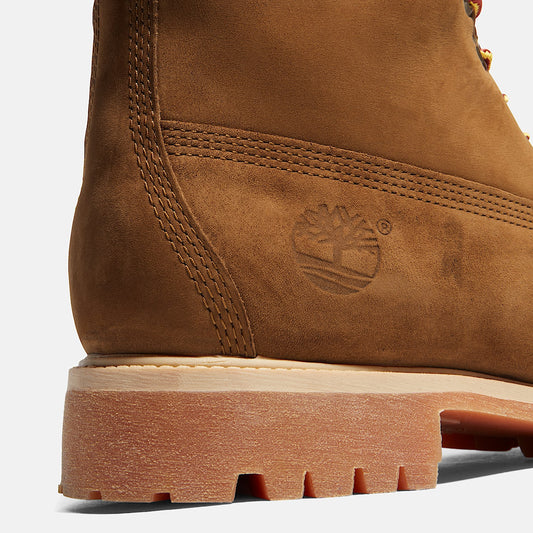 Premium 6” Lace Up Waterproof Boot - Dark Wheat