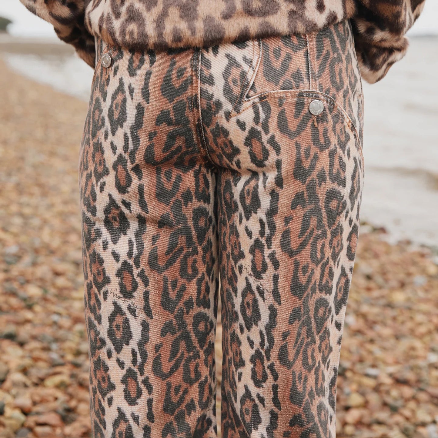 W' Leopard Jessie Denim