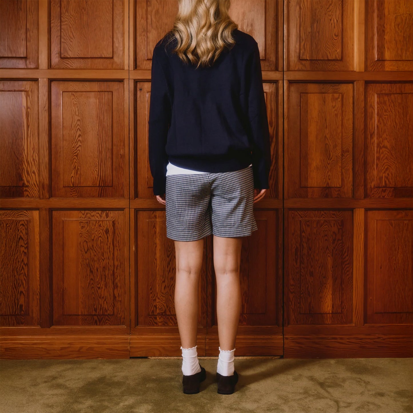 The Argyle Jumper - Navy