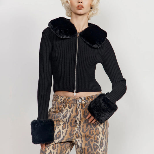 W' Peggy Cardigan - Sable