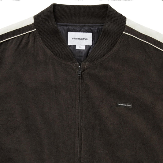 Velvet Track Jacket - Brown