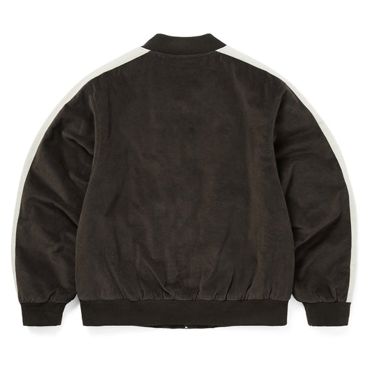 Velvet Track Jacket - Brown
