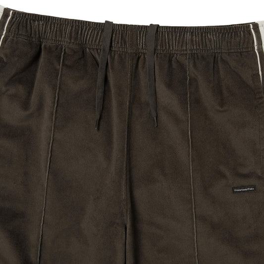 Velvet Track Pant - Brown
