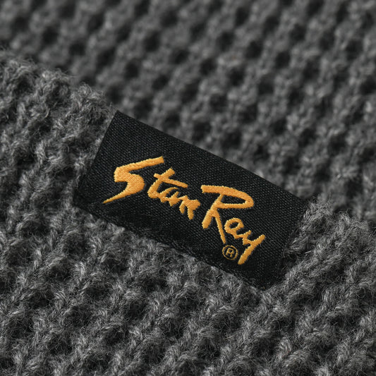Waffle Beanie - Charcoal