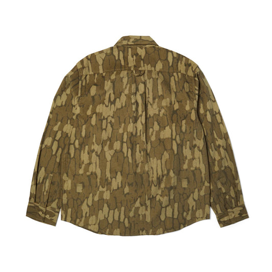 Warped Camo Corduroy Shirt - Muted Camo