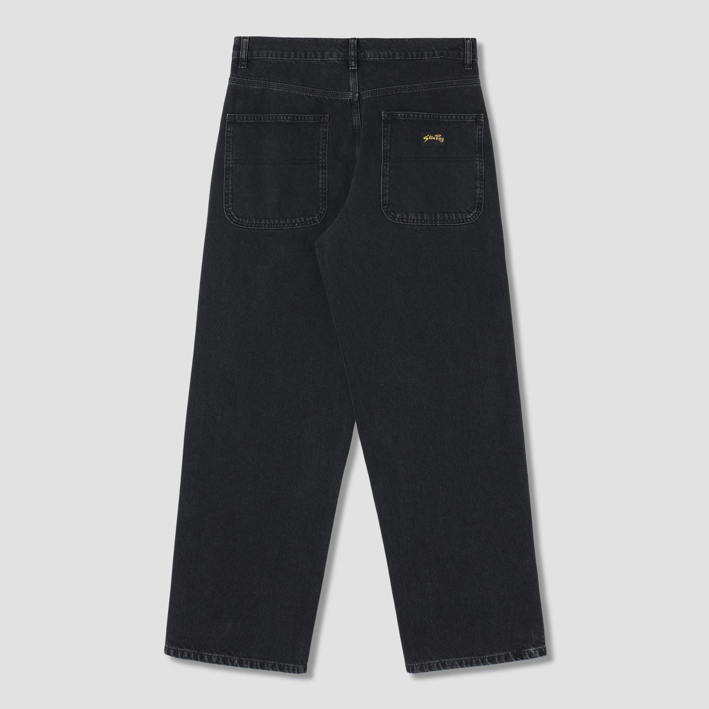 Wide 5 - Stonewashed Black Denim