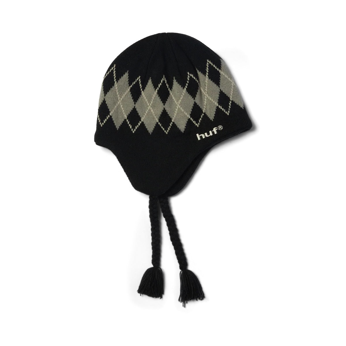 Wilson Braided Beanie - Black