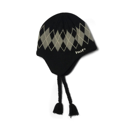 Wilson Braided Beanie - Black