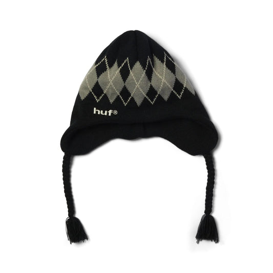 Wilson Braided Beanie - Black