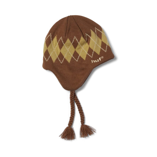 Wilson Braided Beanie - Brown