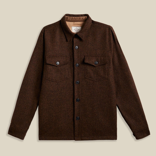 Wool Field Overshirt - Old Bronze