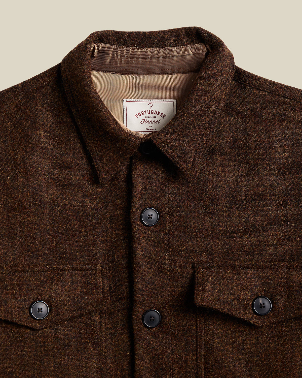 Wool Field Overshirt - Old Bronze