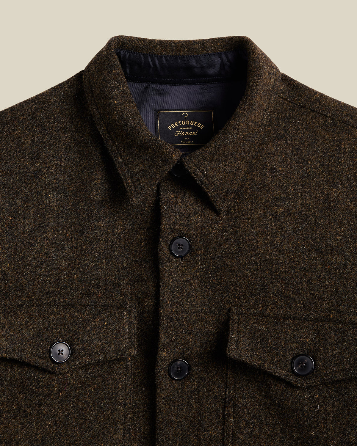Wool Field Overshirt - Old Forest