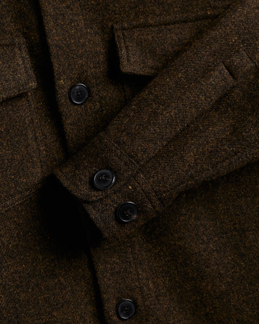 Wool Field Overshirt - Old Forest