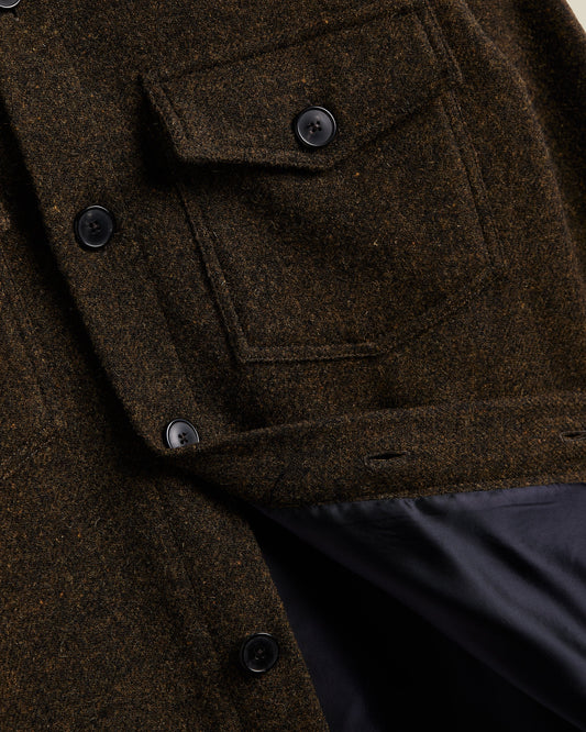Wool Field Overshirt - Old Forest