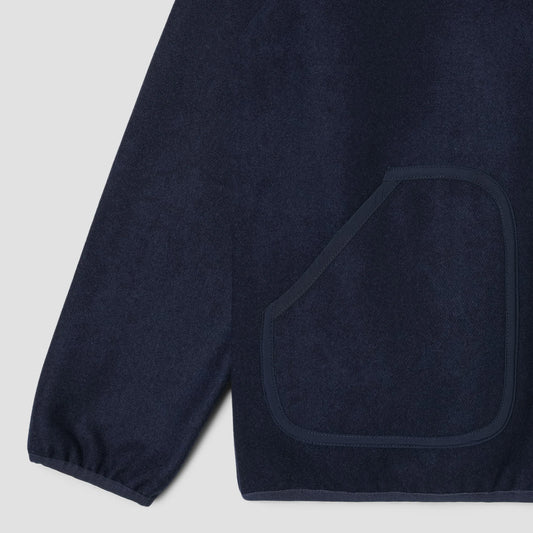 Wool Fleece Jacket - Navy Heather