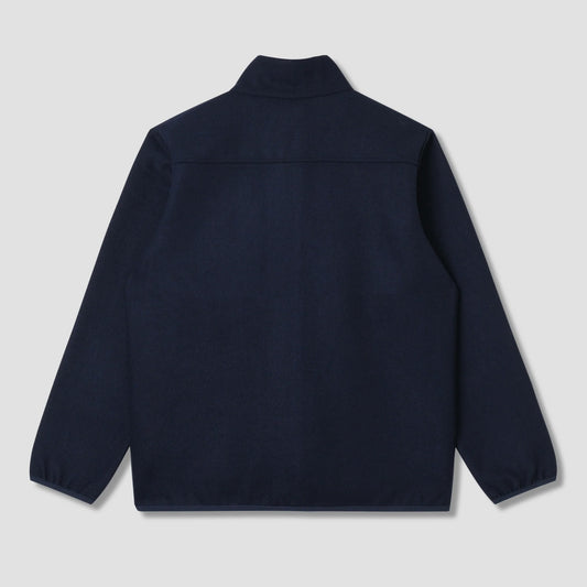 Wool Fleece Jacket - Navy Heather