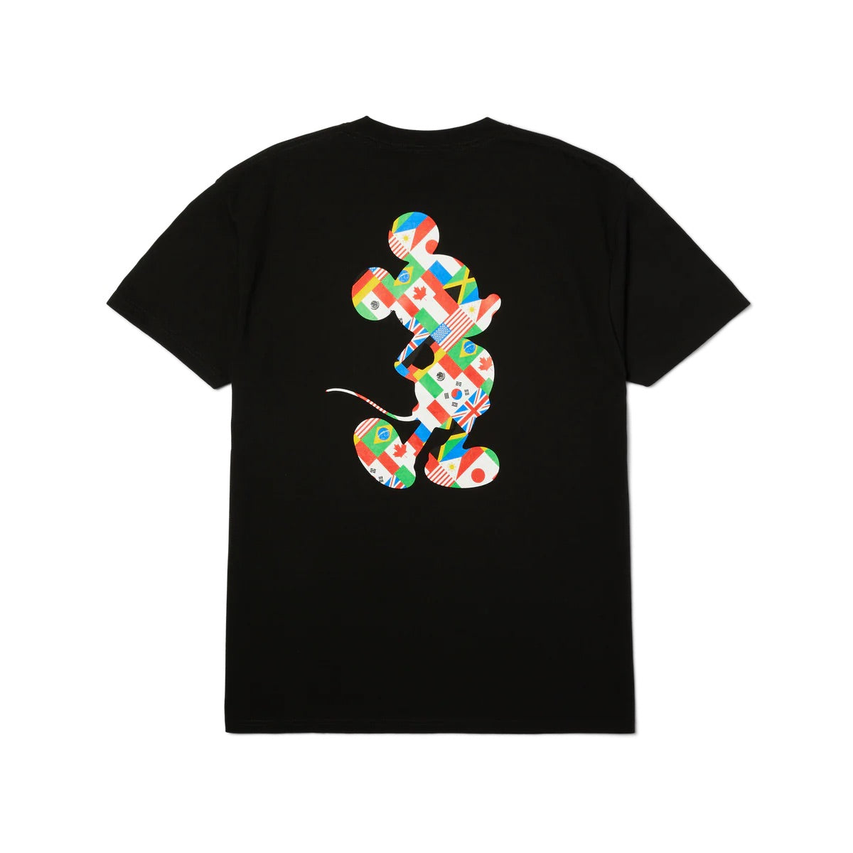 Disney x Huf - Mickey World Tour Silhouette SS Tee - Black