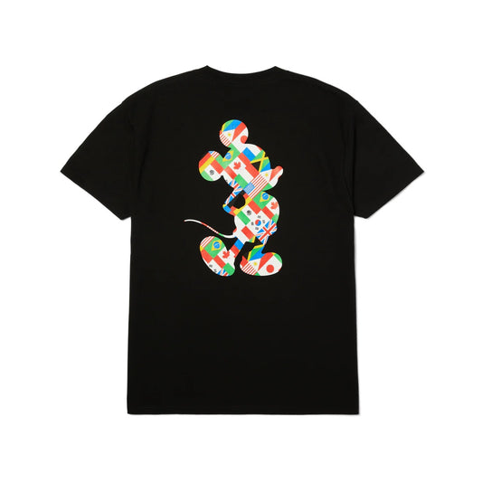 Disney x Huf - Mickey World Tour Silhouette SS Tee - Black