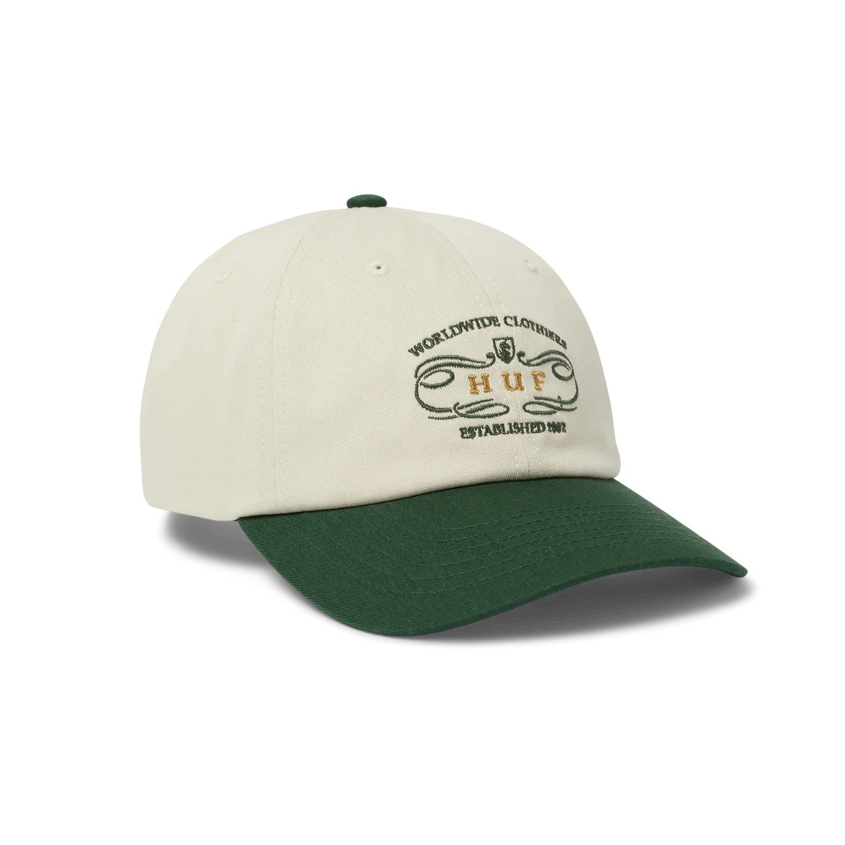 Worldwide Clothiers 6 Panel CV Hat - Forest Green