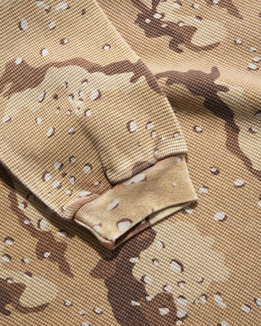 Waffle L/S Top - Desert Camo