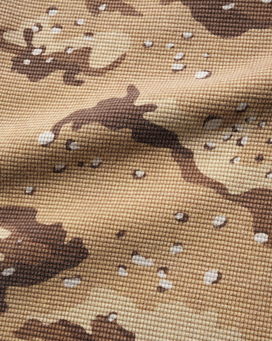 Waffle L/S Top - Desert Camo