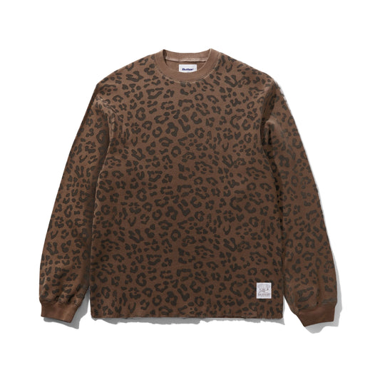 Waffle L/S Top - Leopard