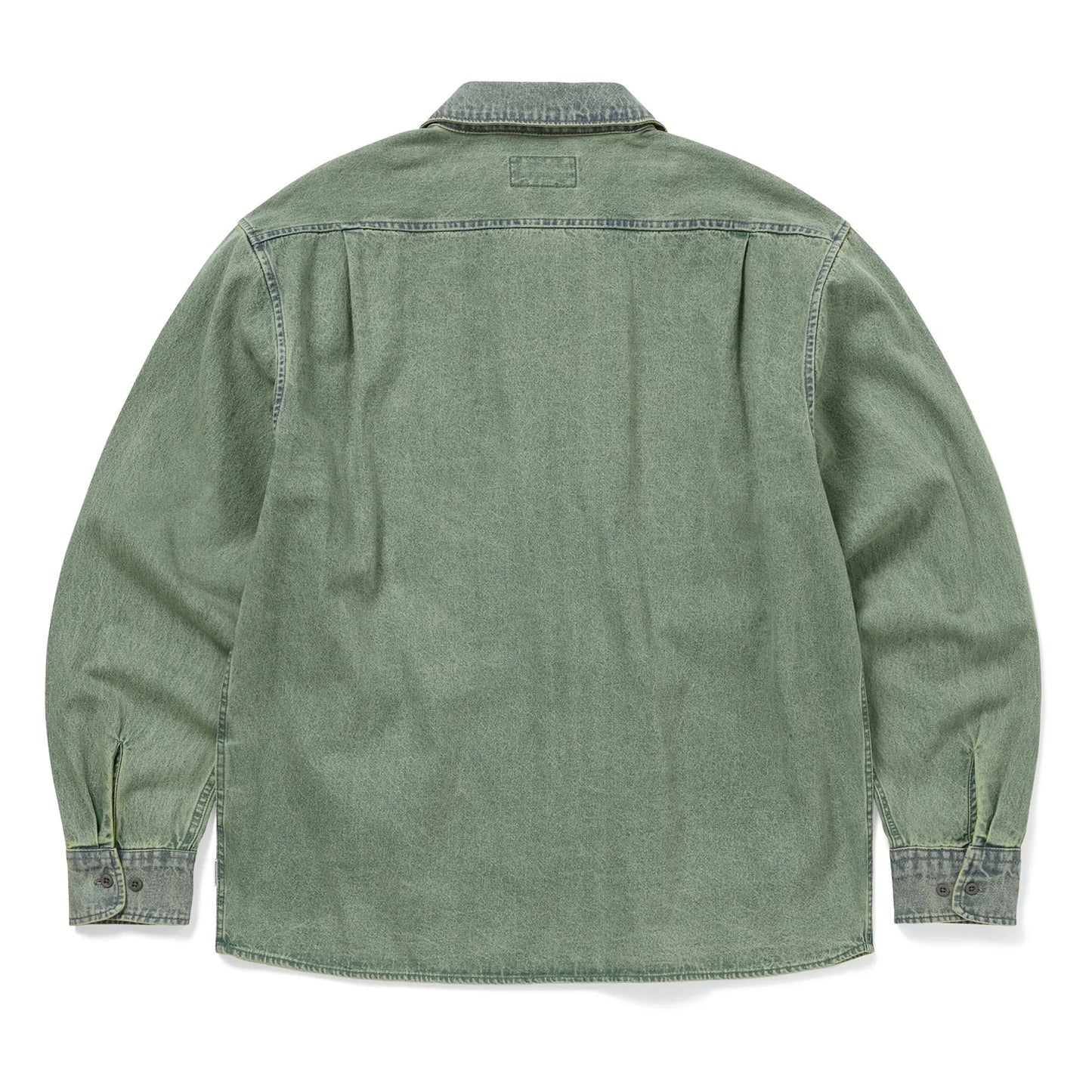 Washed Denim Zip Shirt - Tint