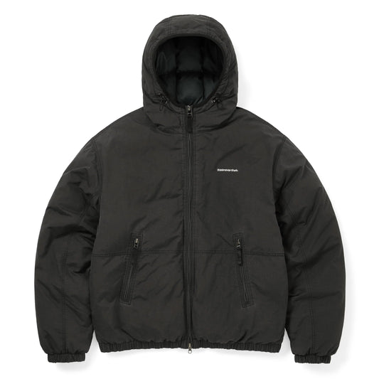 Washed Down Puffer Jacket - Black