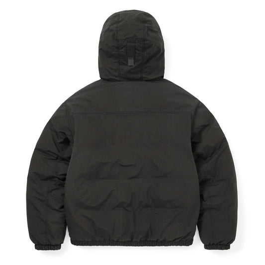 Washed Down Puffer Jacket - Black