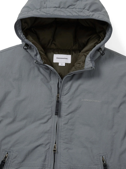 Washed Down Puffer Jacket - Slate
