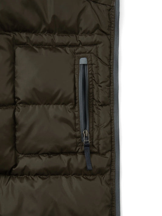 Washed Down Puffer Jacket - Slate
