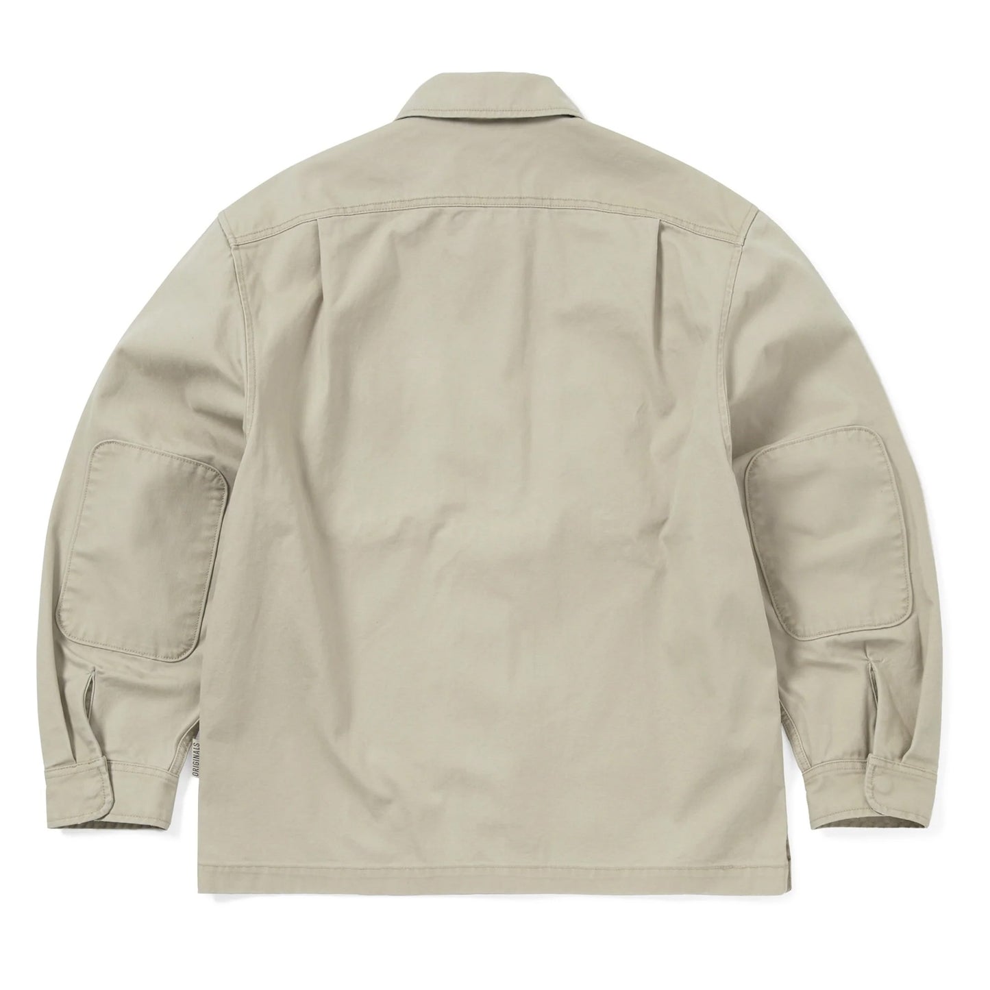 Washed Zip Shirt - Stone