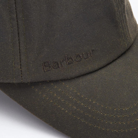 Waxed Sports Cap - Olive