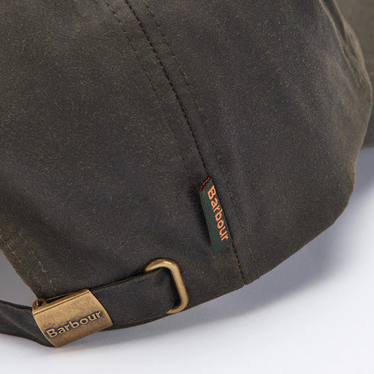Waxed Sports Cap - Olive
