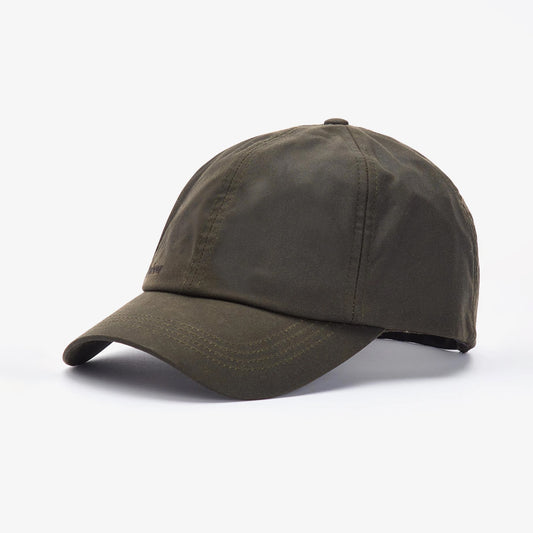 Waxed Sports Cap - Olive