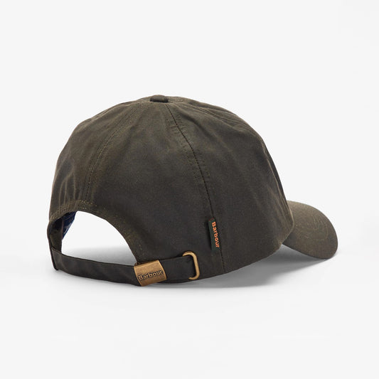 Waxed Sports Cap - Olive
