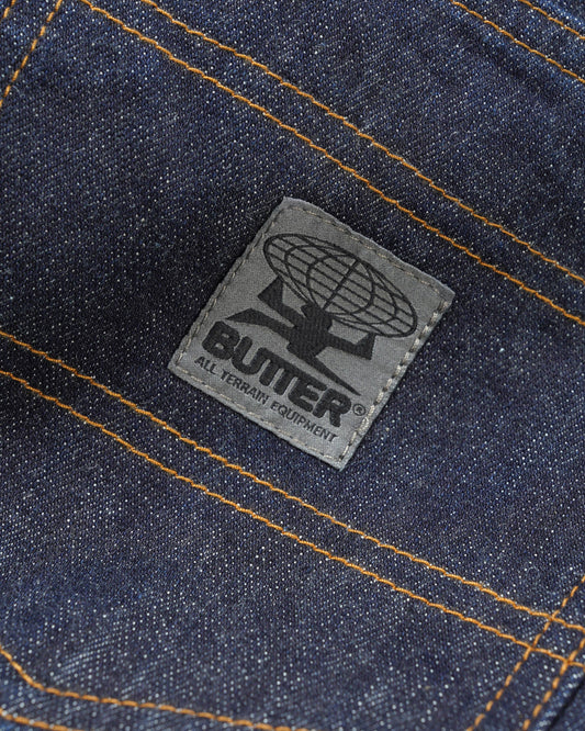 Wide Cut Denim Jeans - Selvedge Denim