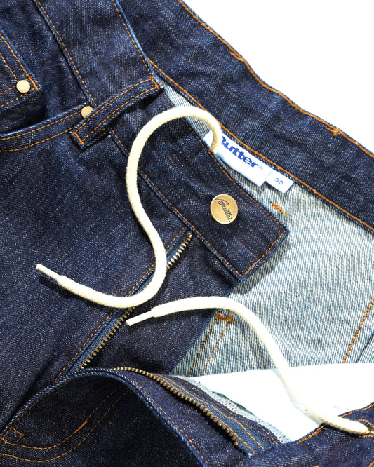 Wide Cut Denim Jeans - Selvedge Denim