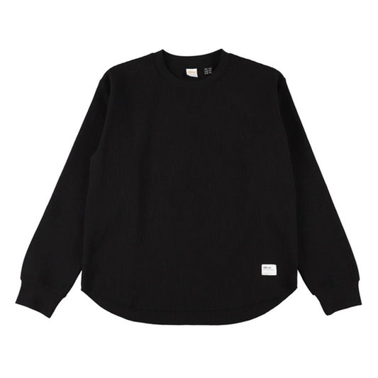Women's Airflex® Waffle L/S Tee - Black