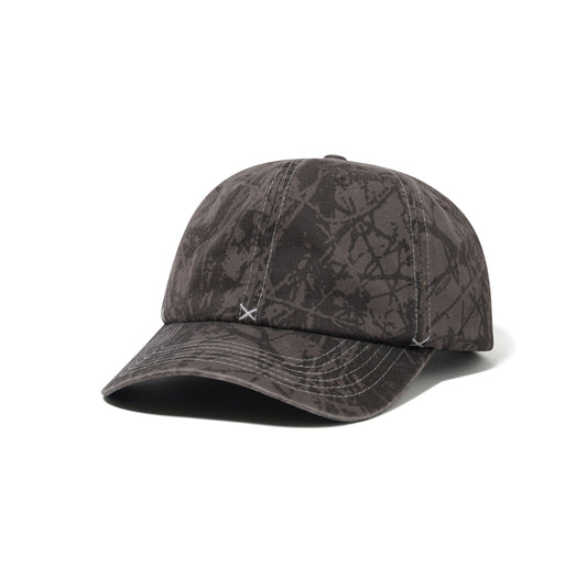 Woods Camo 6 Panel Cap - Black