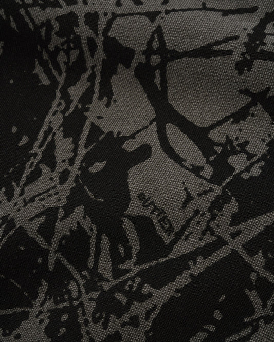 Woods Camo Tee - Washed Black