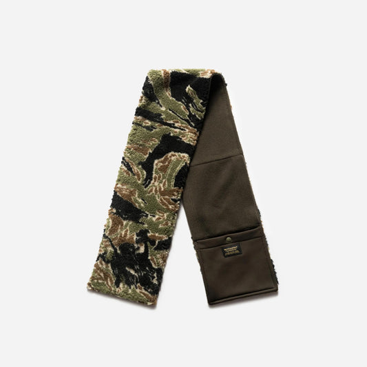 7160 Bonsai Tigerstripe Scarf Mint Gold
