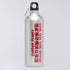 Aluminium Water Bottle - Silver / Red