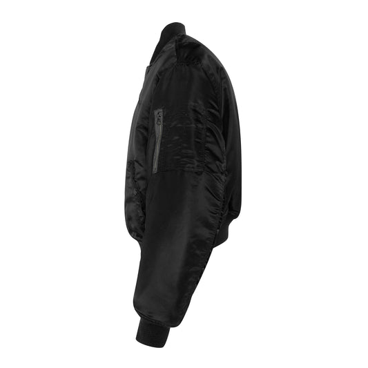 90s Oversized Bomber - Black